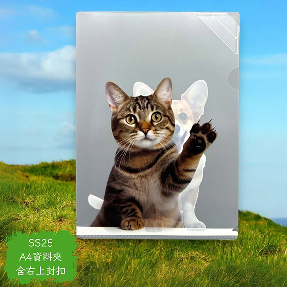 SS25 A4資料夾含右上封扣