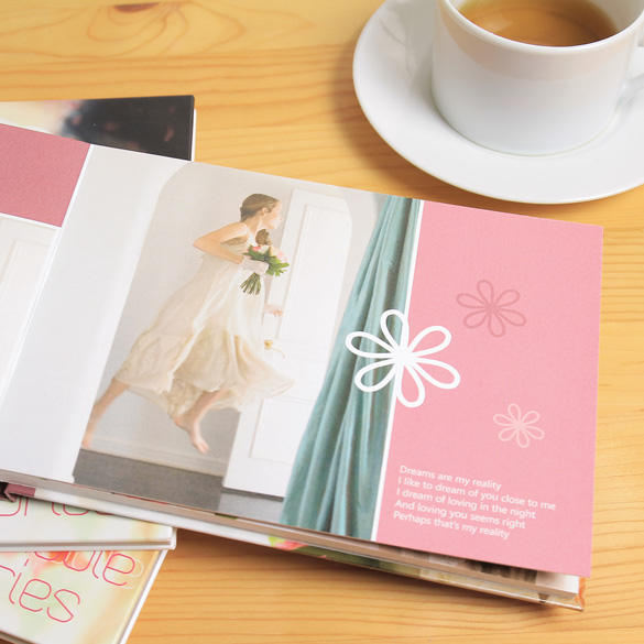 Butterfly hardcover binding photo album