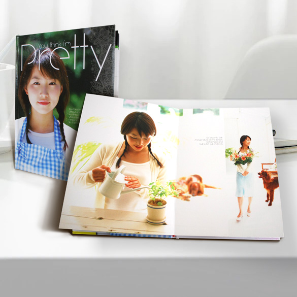 Butterfly hardcover binding photo album