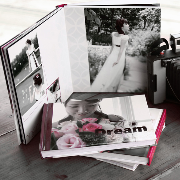 Butterfly hardcover binding photo album