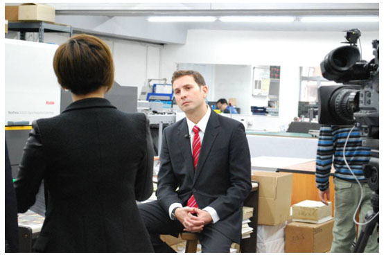 柯達 (中國)投資市場營銷亞太區副總裁 伊萬先生 於e-print接受TVB訪問
