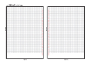 A4 Inside page template 2 - Checked Design