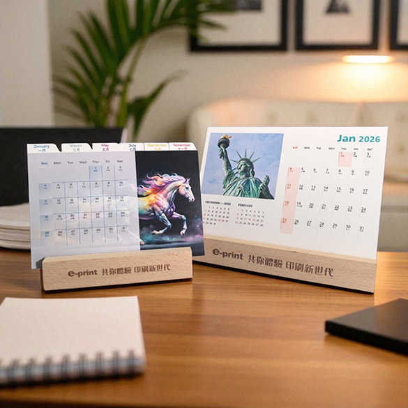 Insert Card Desk Calendar